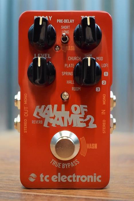 TC Electronic Hall Of Fame 2 Reverb Tone Print Guitar Effect Pedal