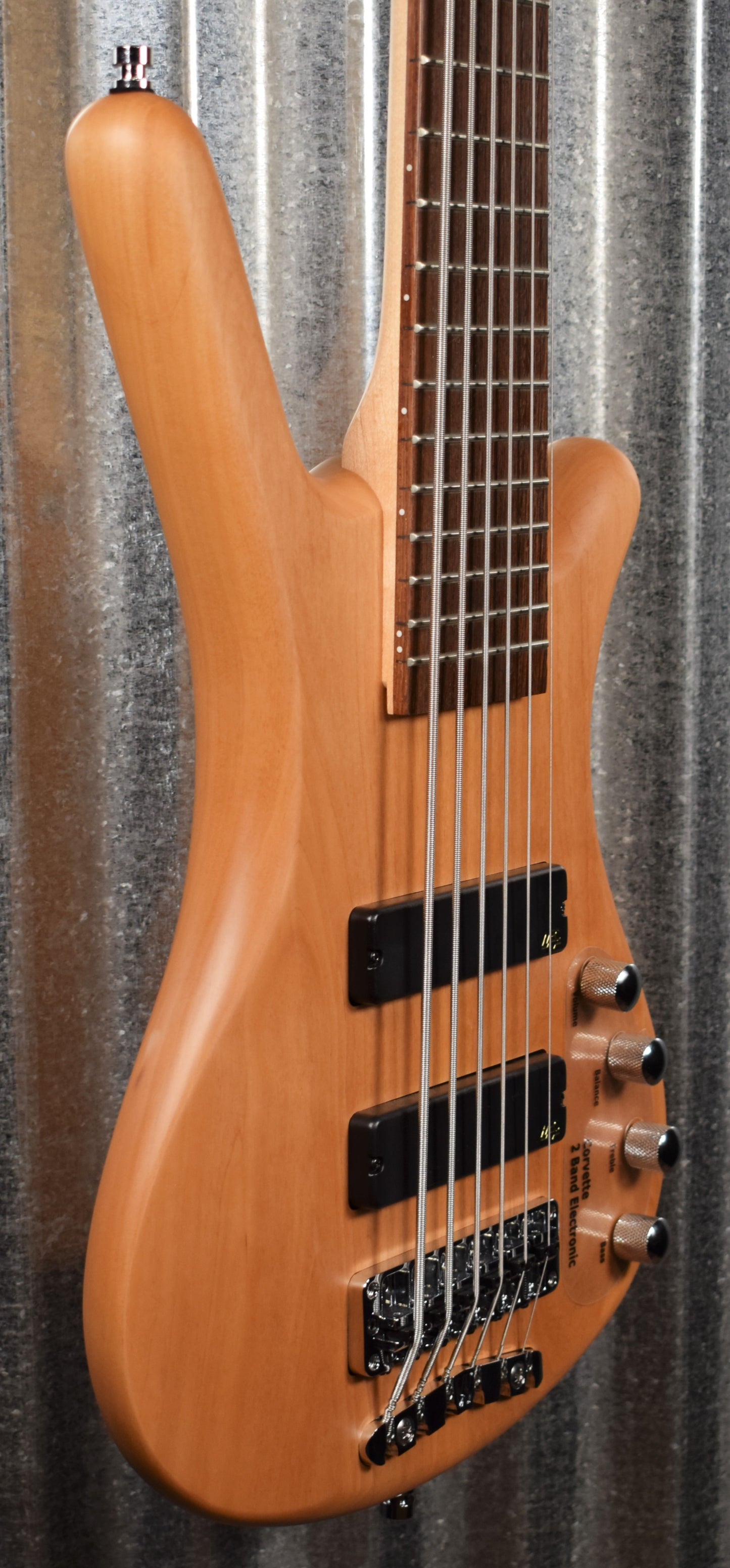 Warwick Rockbass Corvette Basic Natural 6 String Bass & Bag #8819