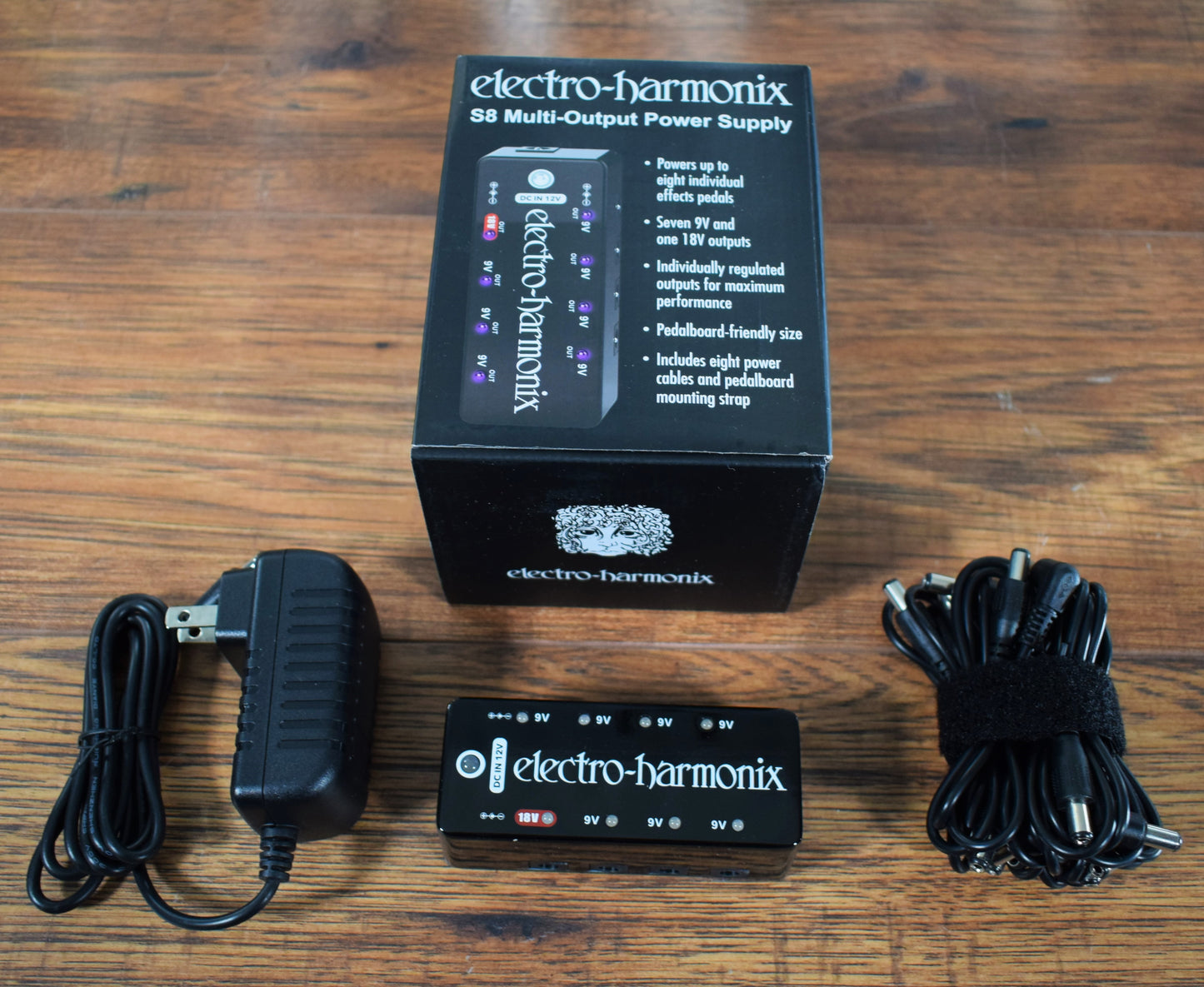 Electro-Harmonix EHX S8 9V 18V Pedalboard Effect Pedal Power Supply