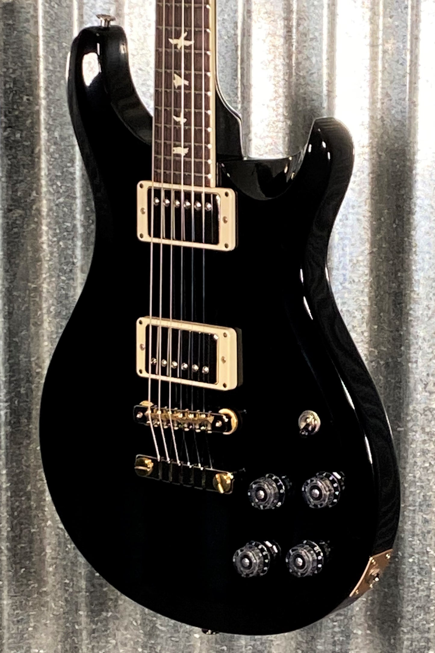 PRS USA S2 McCarty Thinline 594 Black Guitar & Gig Bag #5634