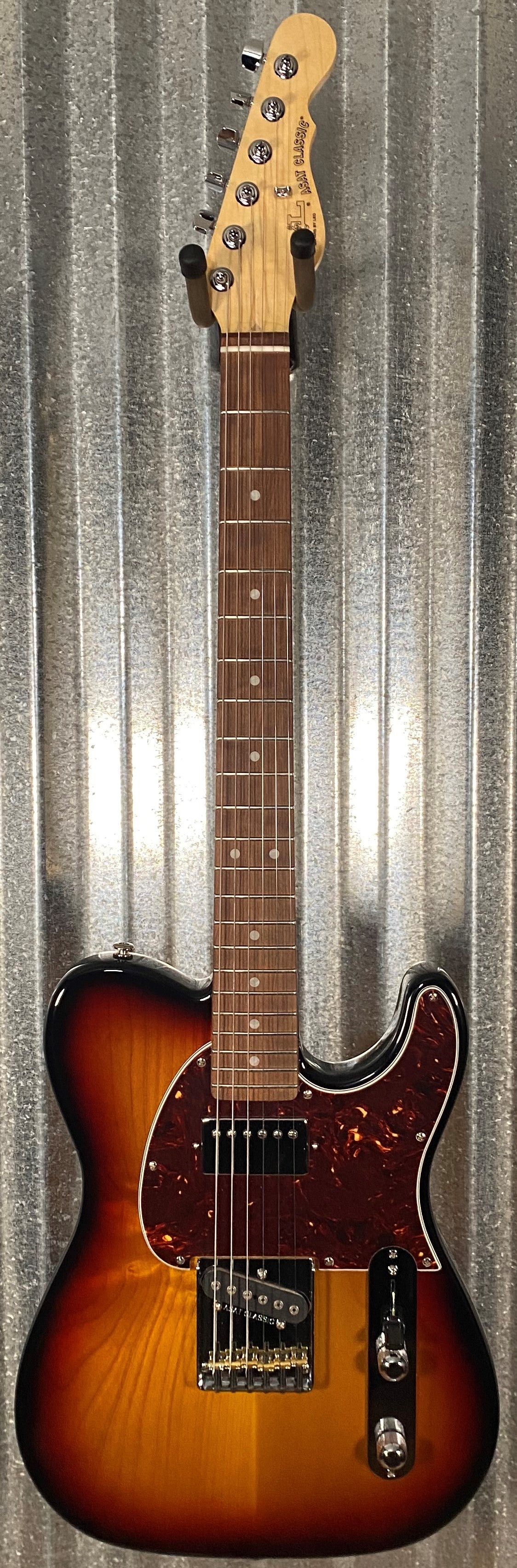G&L USA Fullerton Deluxe ASAT Classic Bluesboy 3-Tone Sunburst Guitar & Bag #0202