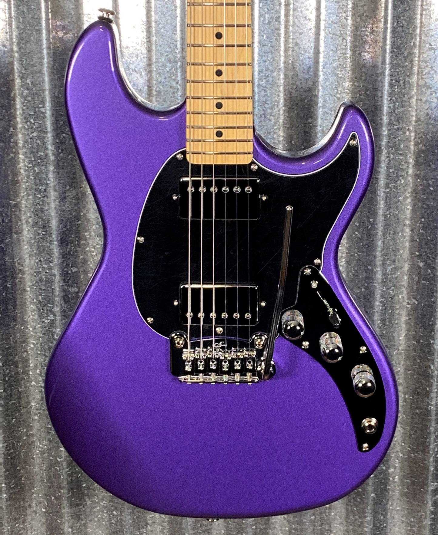 G&L USA 2022 Fullerton Deluxe Skyhawk HH Plum Metallic Guitar & Bag #1132 Used