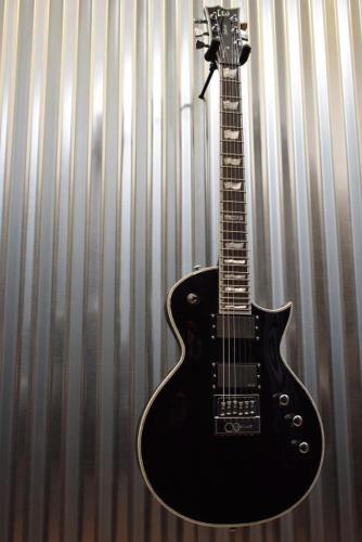 ESP LTD EC-1000 Evertune Gloss Black EMG Guitar & Blem & Case #1561