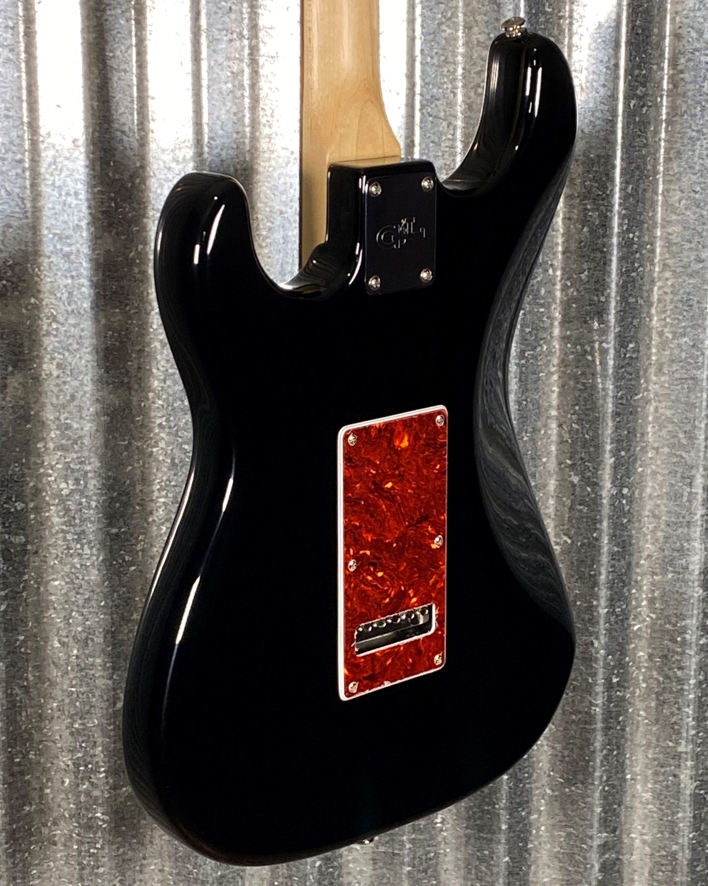 G&L USA 2023 Fullerton Deluxe Legacy HSS Jet Black Guitar & Bag #0063 Used