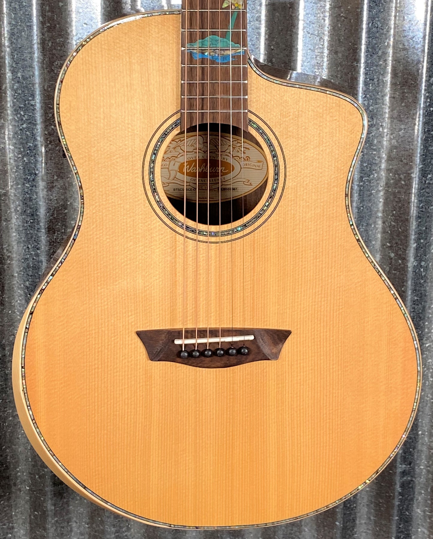 Washburn Bella Tono Allure SC56S Acoustic Electric Guitar BTSC56SCE-D-U #1087