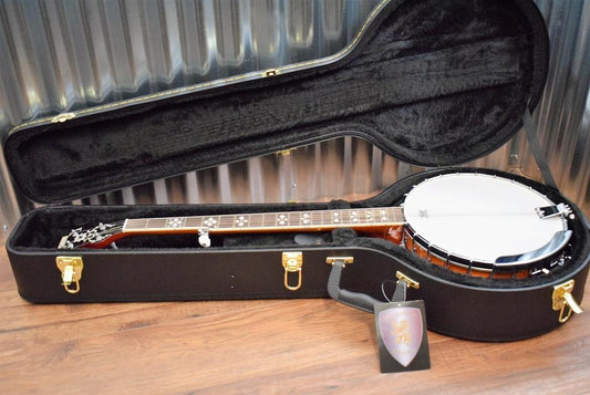 Recording King RK-R20 Songster Resonator 5 String Banjo & Hard Case #2