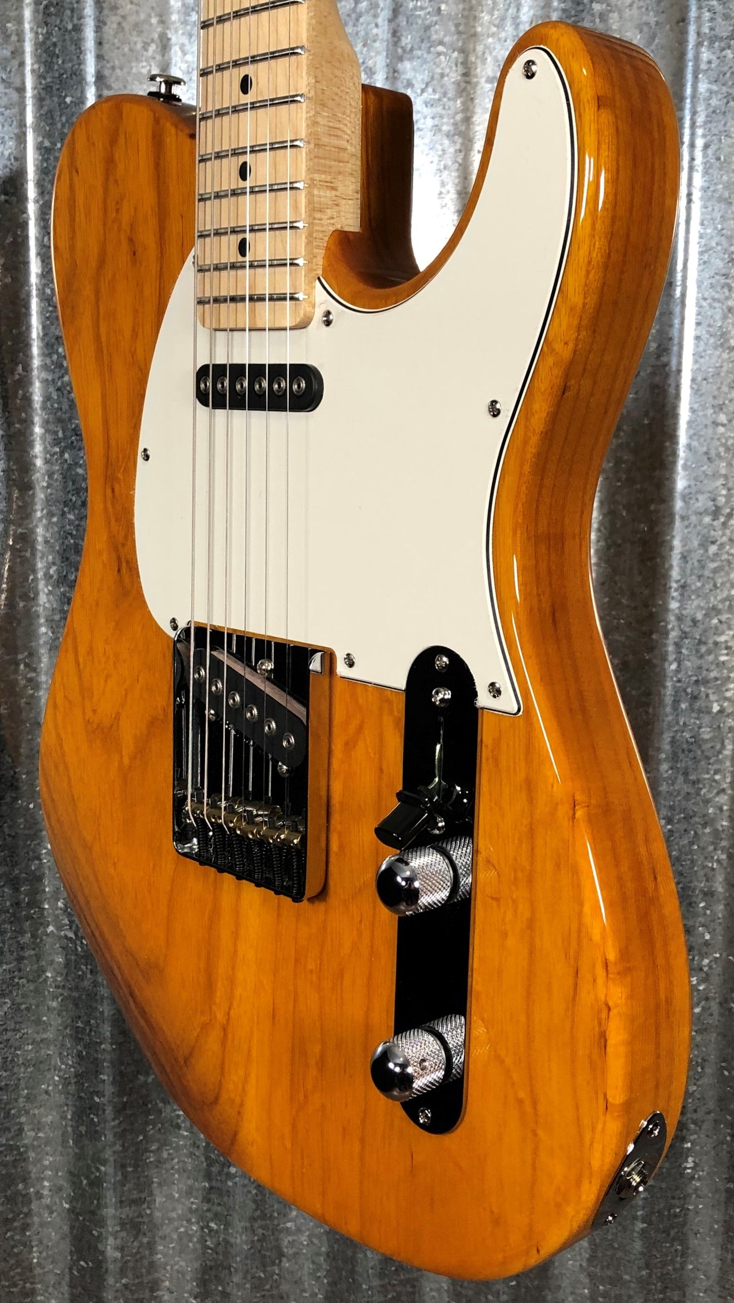 G&L USA ASAT Classic Honey Maple Satin Neck Guitar & Case #1104