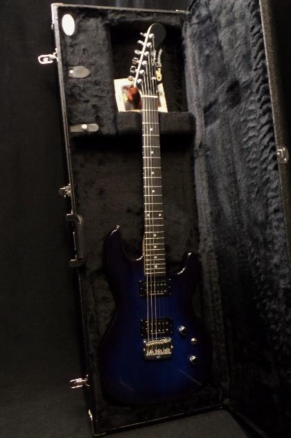 G&L USA Superhawk Deluxe Jerry Cantrell Signature Blueburst Flame Top NOS #7258