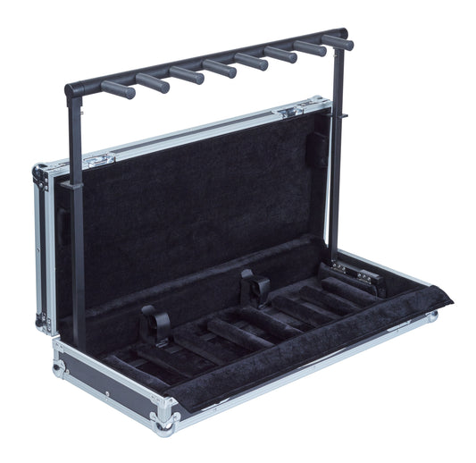 Warwick Rockstand Multiple 7 Guitar Bass Stand with Flight Case RS 20855 B/1