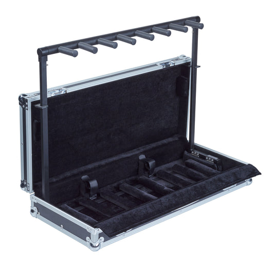 Warwick Rockstand Multiple 7 Guitar Bass Stand with Flight Case RS 20855 B/1