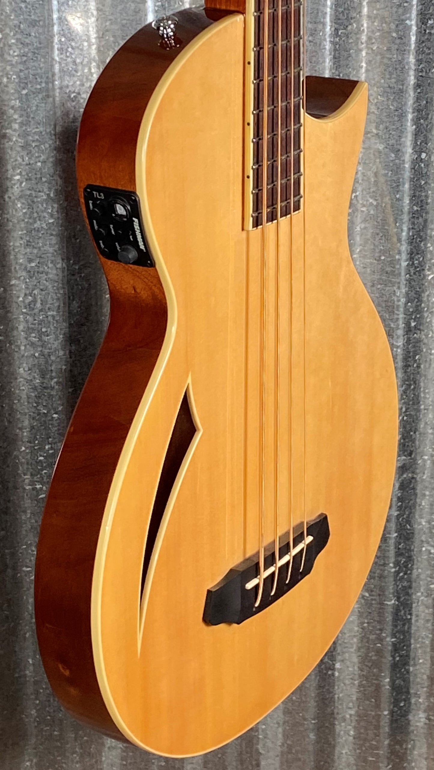 ESP LTD TL-4 Natural 4 String Thinline Acoustic Electric Bass LTL4NAT #2376