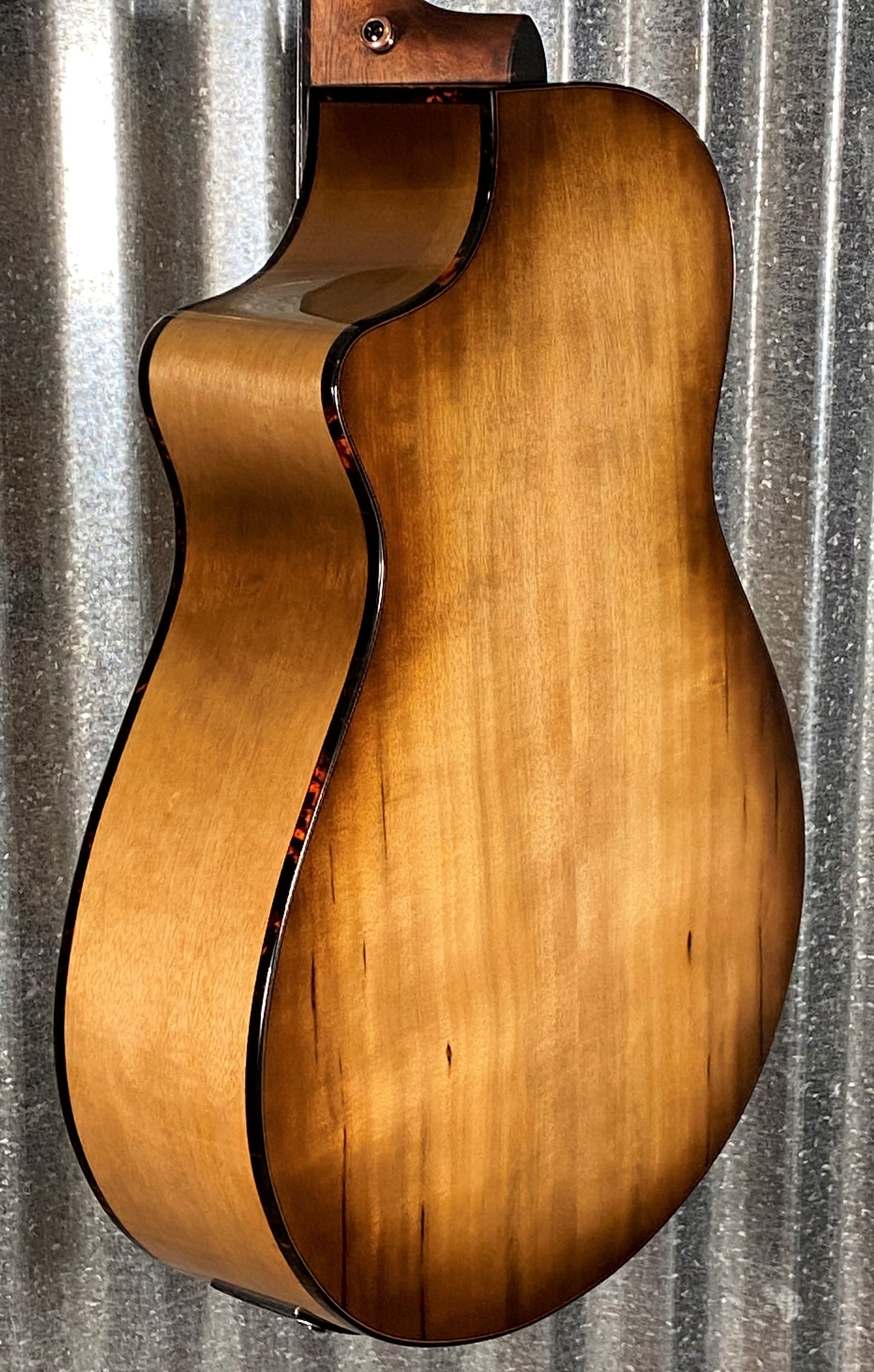 Breedlove Pursuit Exotic S Concert Amber CE Myrtlewood Acoustic Electric Guitar & Case #3511 Demo