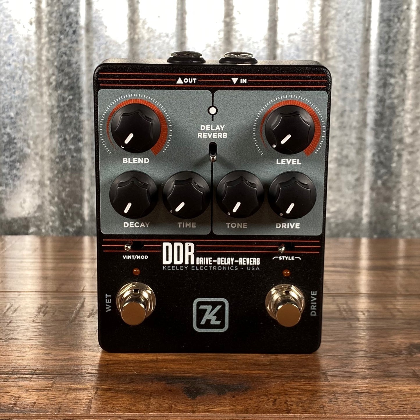 Keeley DDR Drive Delay Reverb Guitar Effect Pedal Used