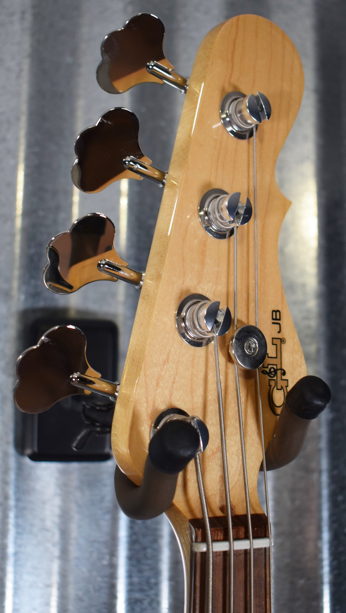 G&L USA Fullerton Deluxe JB 4 String Jazz Bass Lake Placid Blue & Case #7010