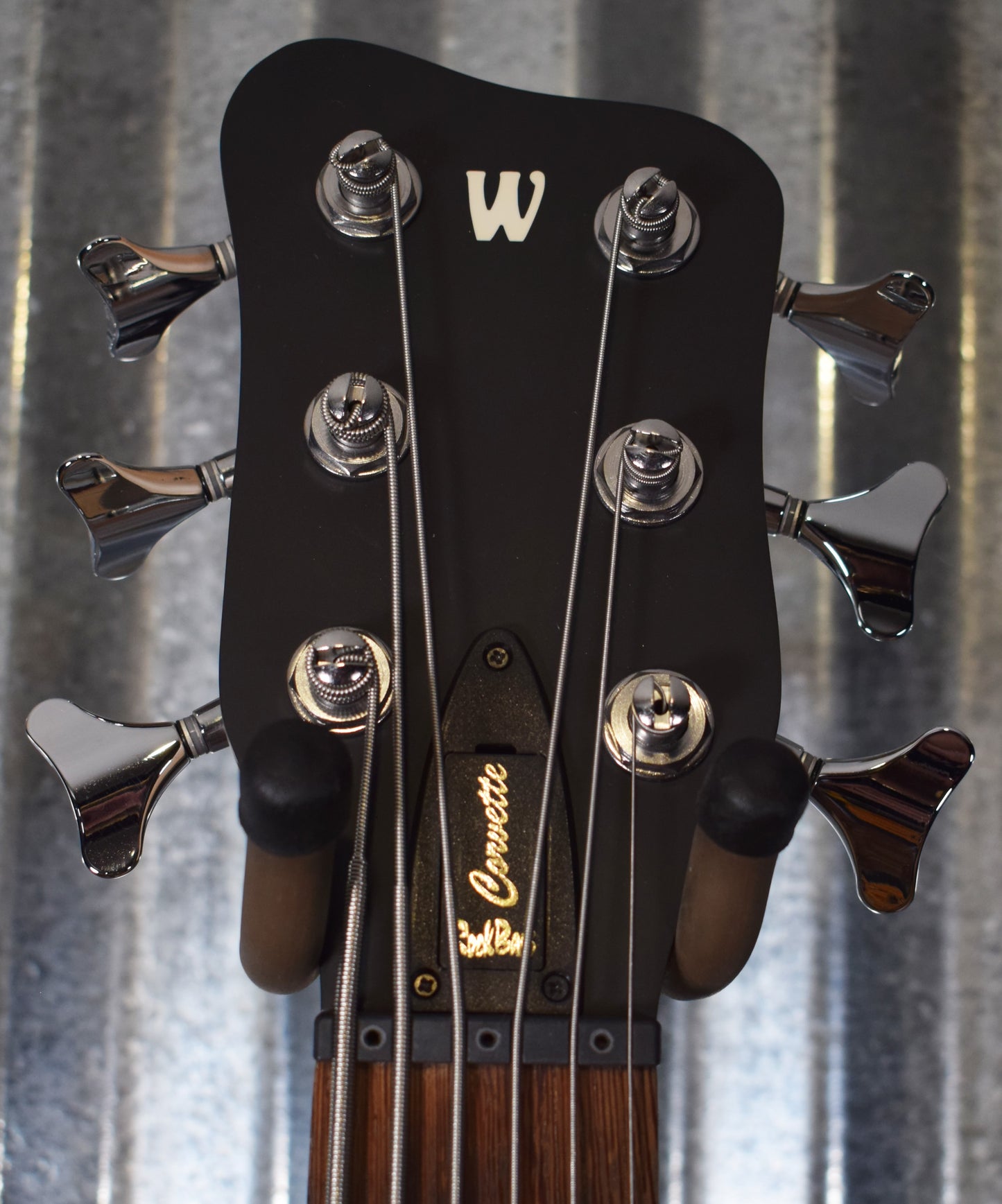 Warwick RockBass Corvette Basic Natural Active 6 String Bass & Bag #3820