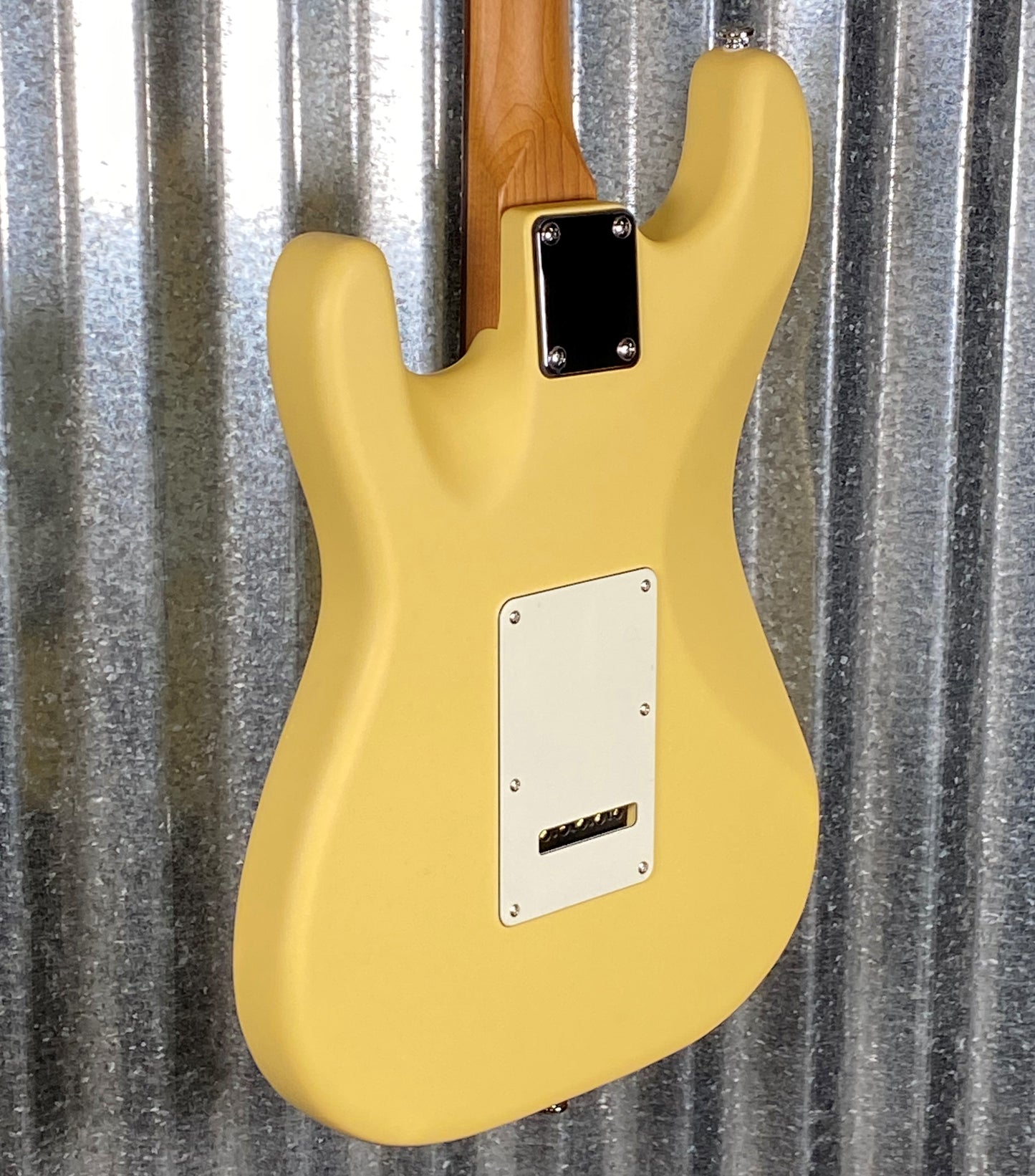 Musi Capricorn Classic HSS Stratocaster Matte Yellow Guitar #5010 Used