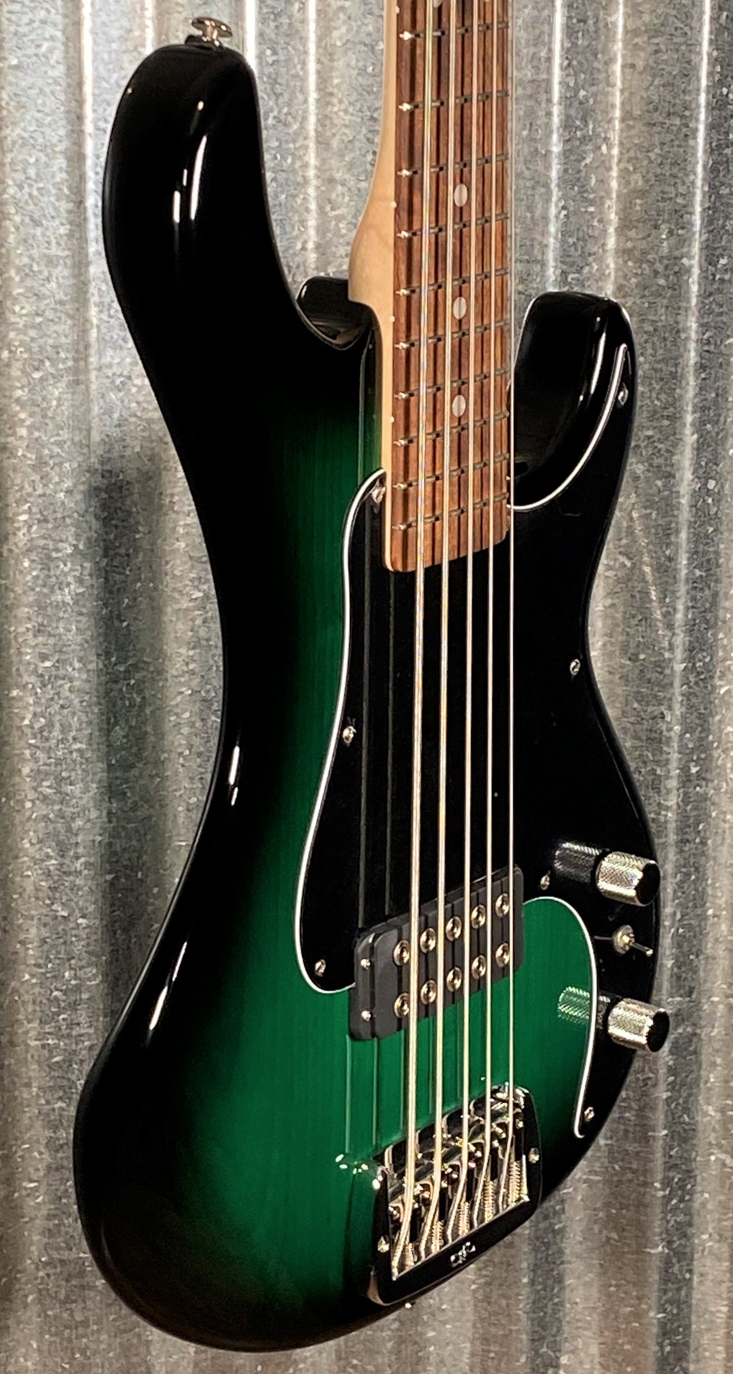 G&L USA Kiloton 5 String Bass Greenburst & Case #5154