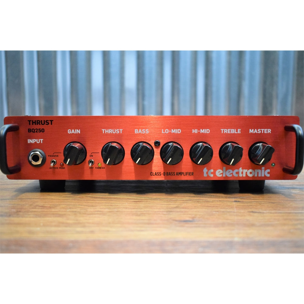 TC Electronic Thrust BQ250 250 Watt with Compressor Bass Head Amplifier