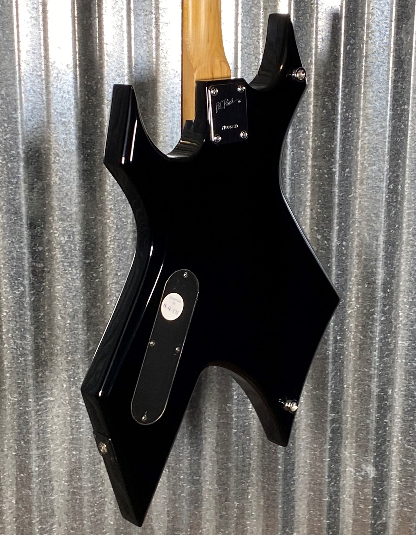 BC Rich Warlock Bronze Series Black Guitar & Bag #6239 Used