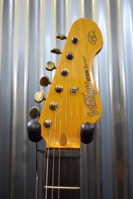 Vintage Icon V6HMRSB HSS Relic Sunburst Distressed Wilkinson Guitar & Case #326