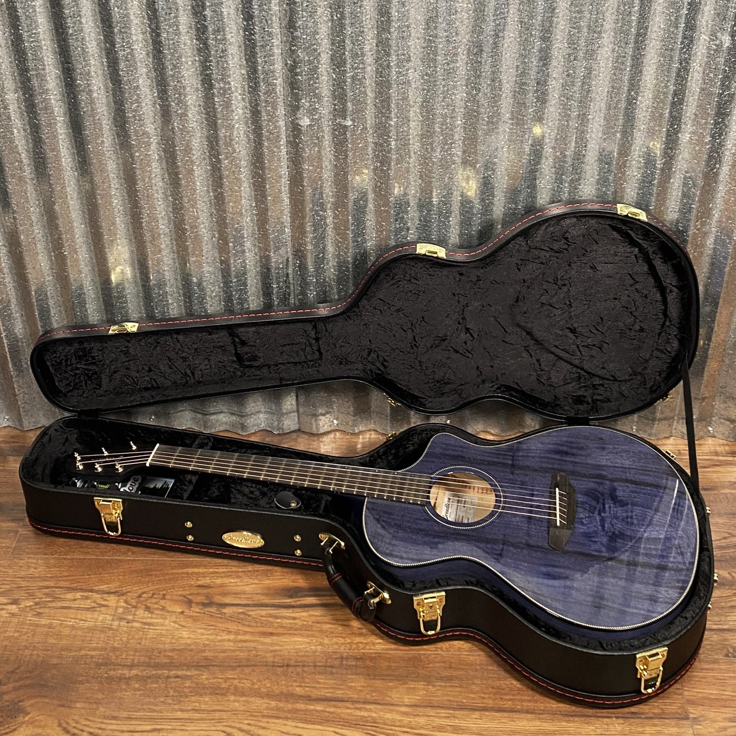 Breedlove USA Oregon Concert Stormy Night CE Myrtlewood Acoustic Electric Guitar & Case #9294