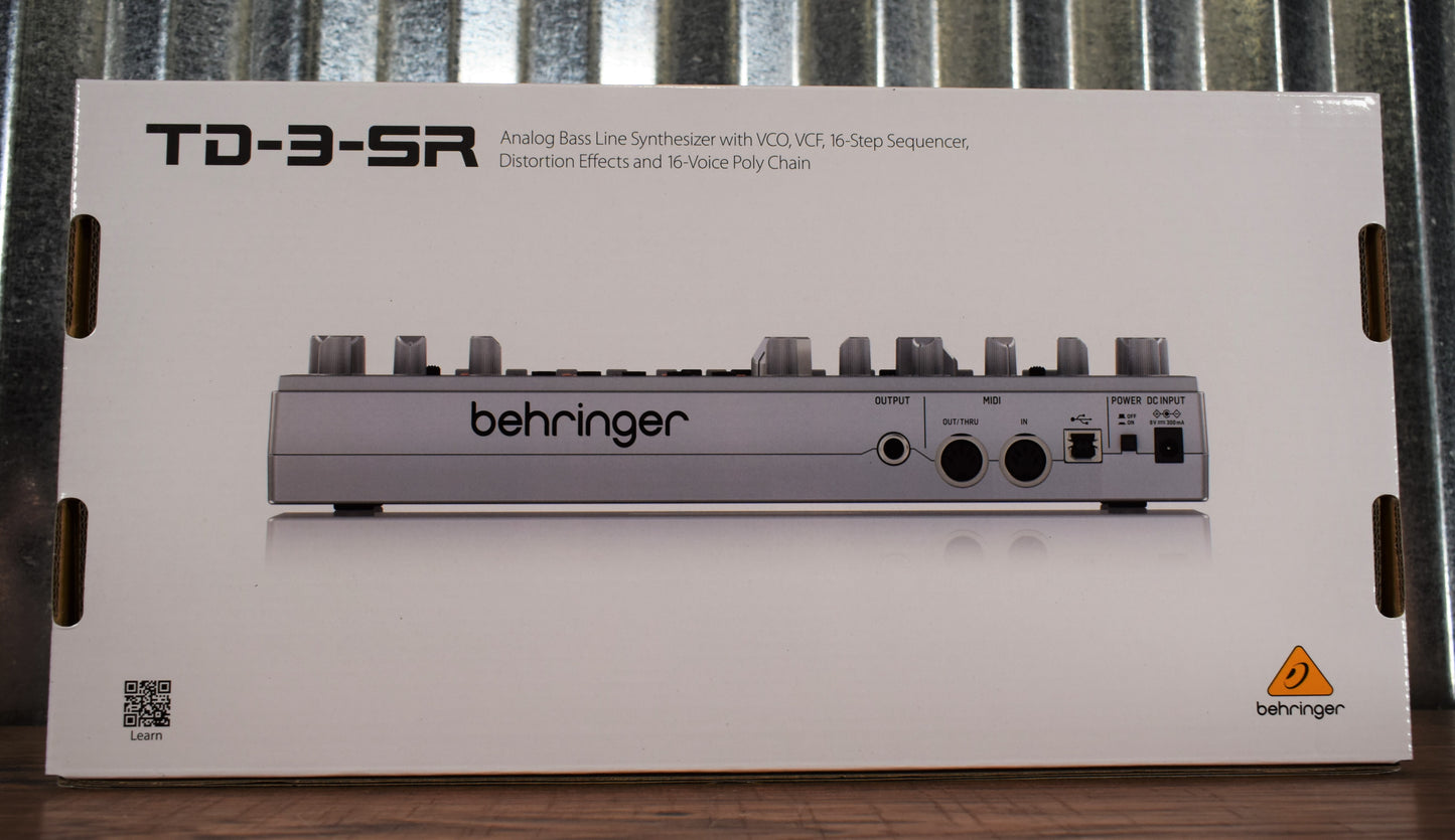 Behringer TD-3-SR Analog Bass Line Synthesizer Silver