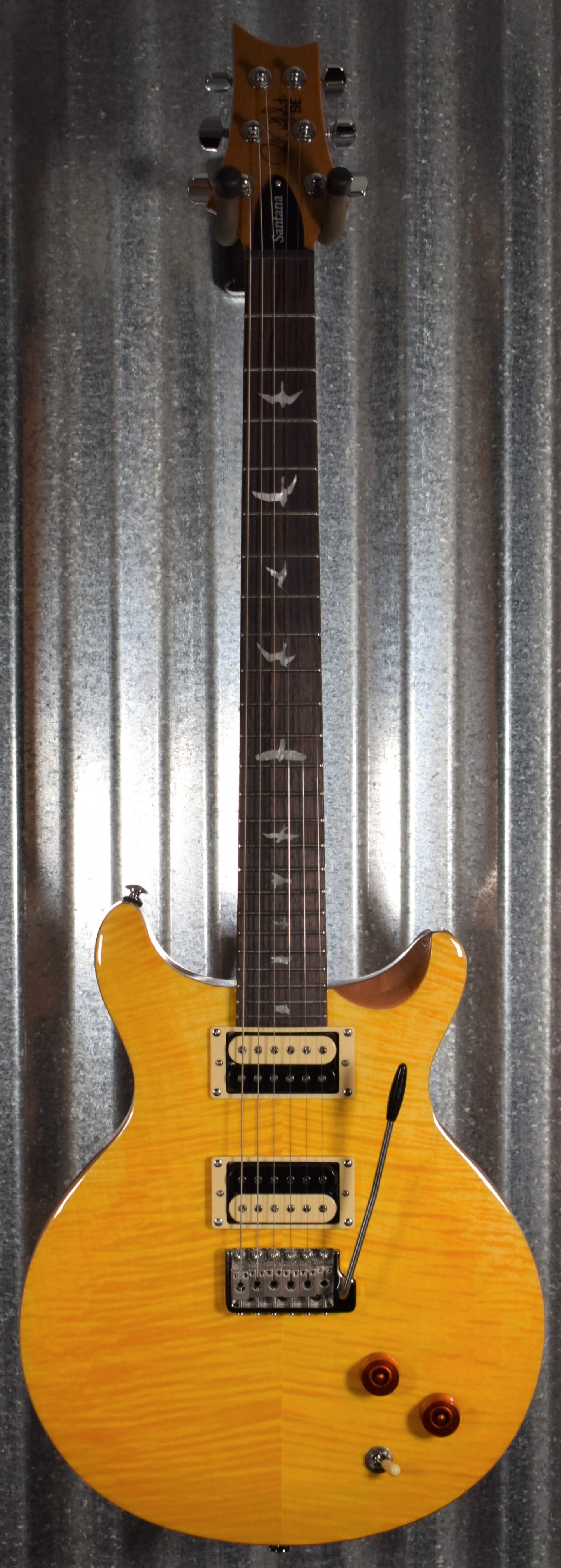 PRS Paul Reed Smith SE Santana Yellow Guitar & Bag #9135