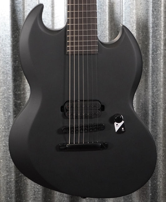 ESP LTD Viper 7 Baritone Black Metal Guitar LVIPER7BBKMBLKS #1026