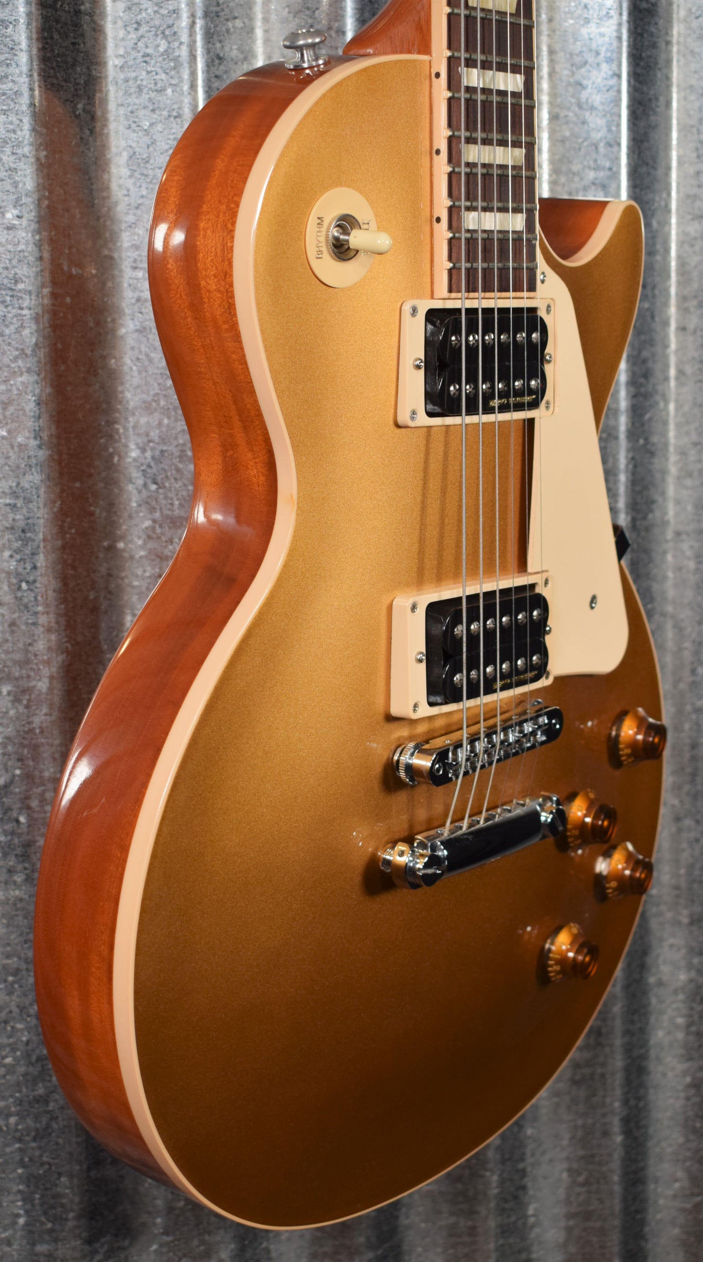 Gibson USA 2016 Les Paul Standard T Gold Top Dirty Fingers Guitar & Case Used