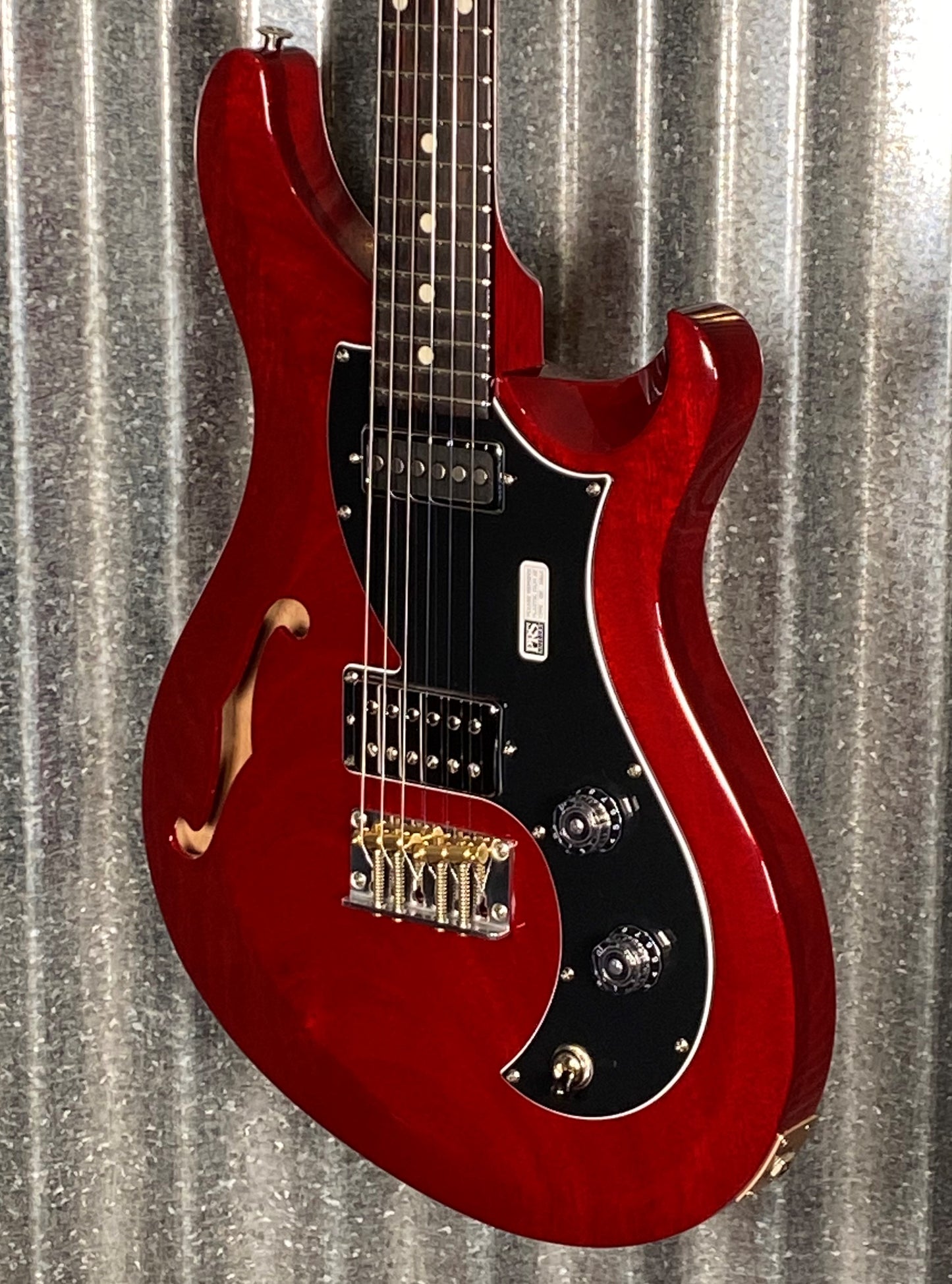 PRS Paul Reed Smith S2 USA Vela Semi Hollow Vintage Cherry Guitar & Bag #5952