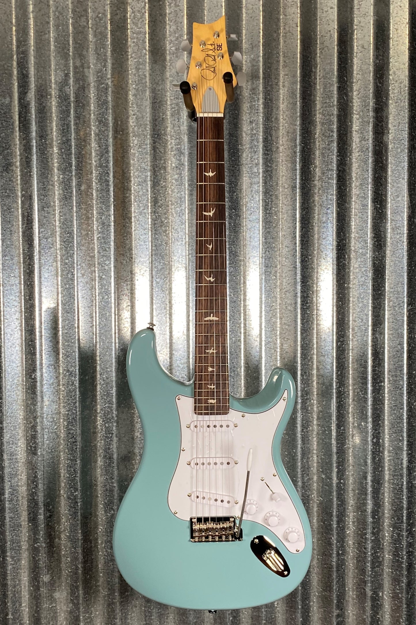 PRS Paul Reed Smith SE Silver Sky Stone Blue Guitar & Bag #5445