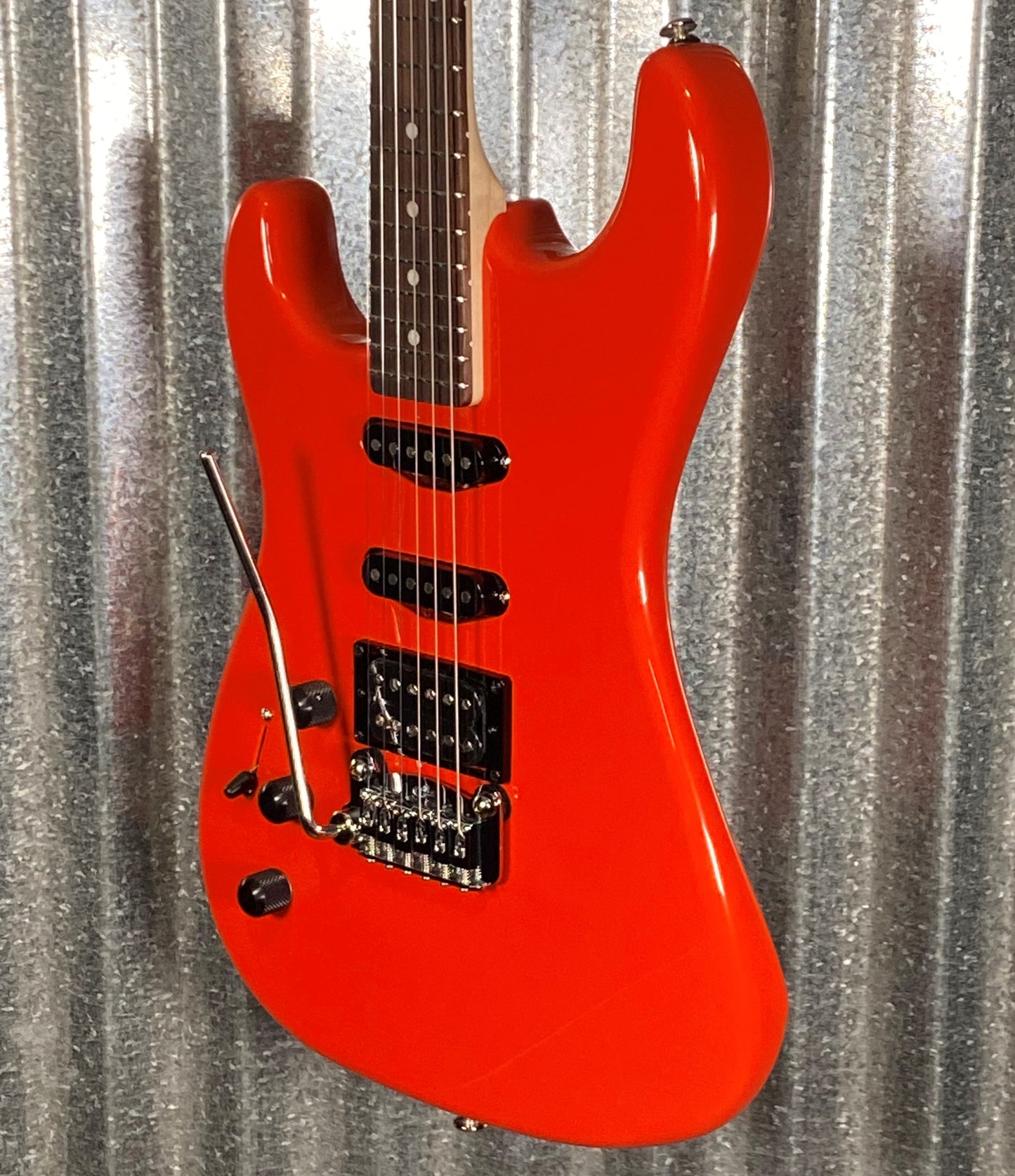G&L USA Legacy HSS RMC Fullerton Red Guitar & Bag Left Hand #5132 Used
