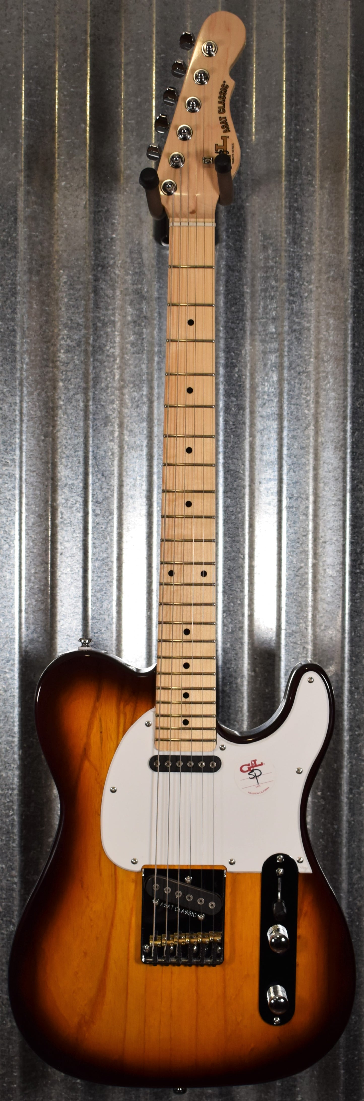 G&L Tribute ASAT Classic 3 Tone Sunburst Guitar #2802 Used