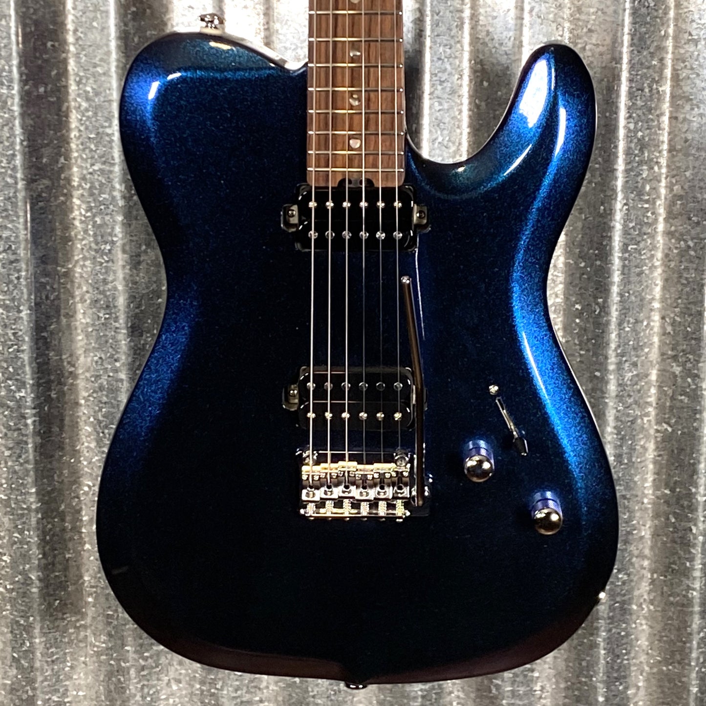 Musi Virgo Fusion Telecaster Deluxe Tremolo Indigo Blue Guitar #0421 Used