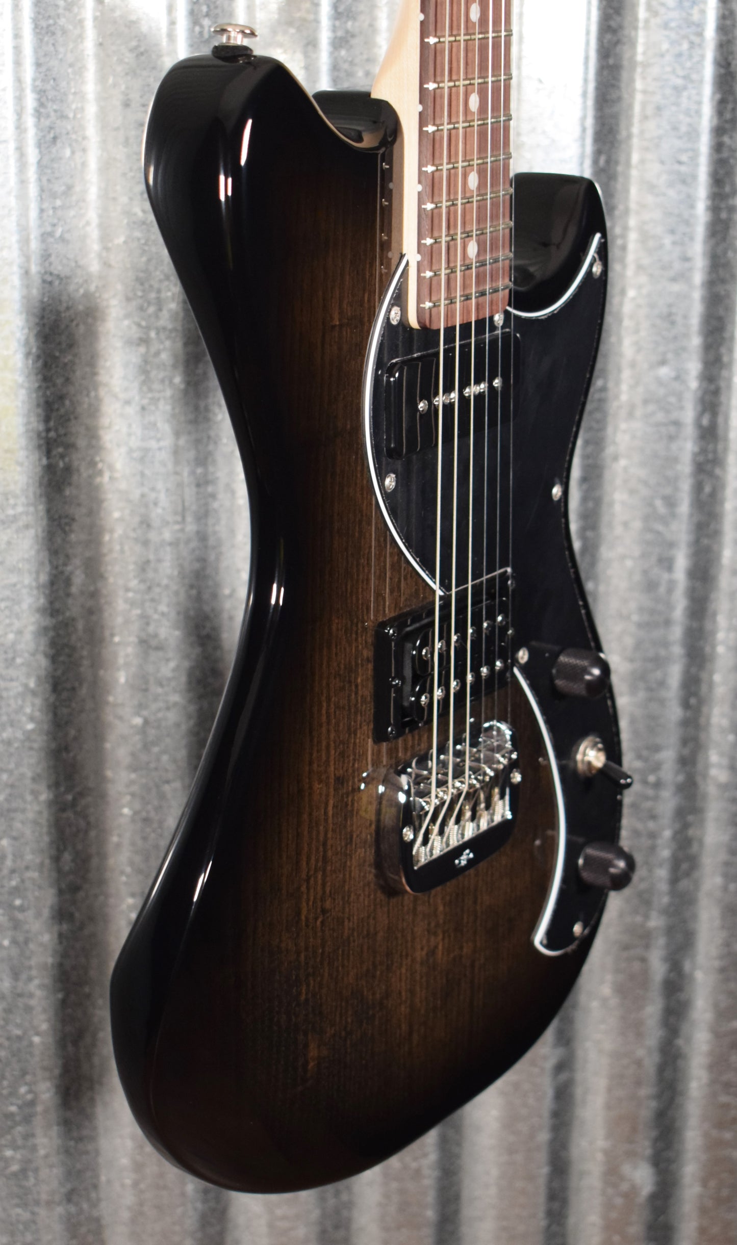 G&L USA Fallout Blackburst Rosewood Satin Neck Guitar & Case #6172