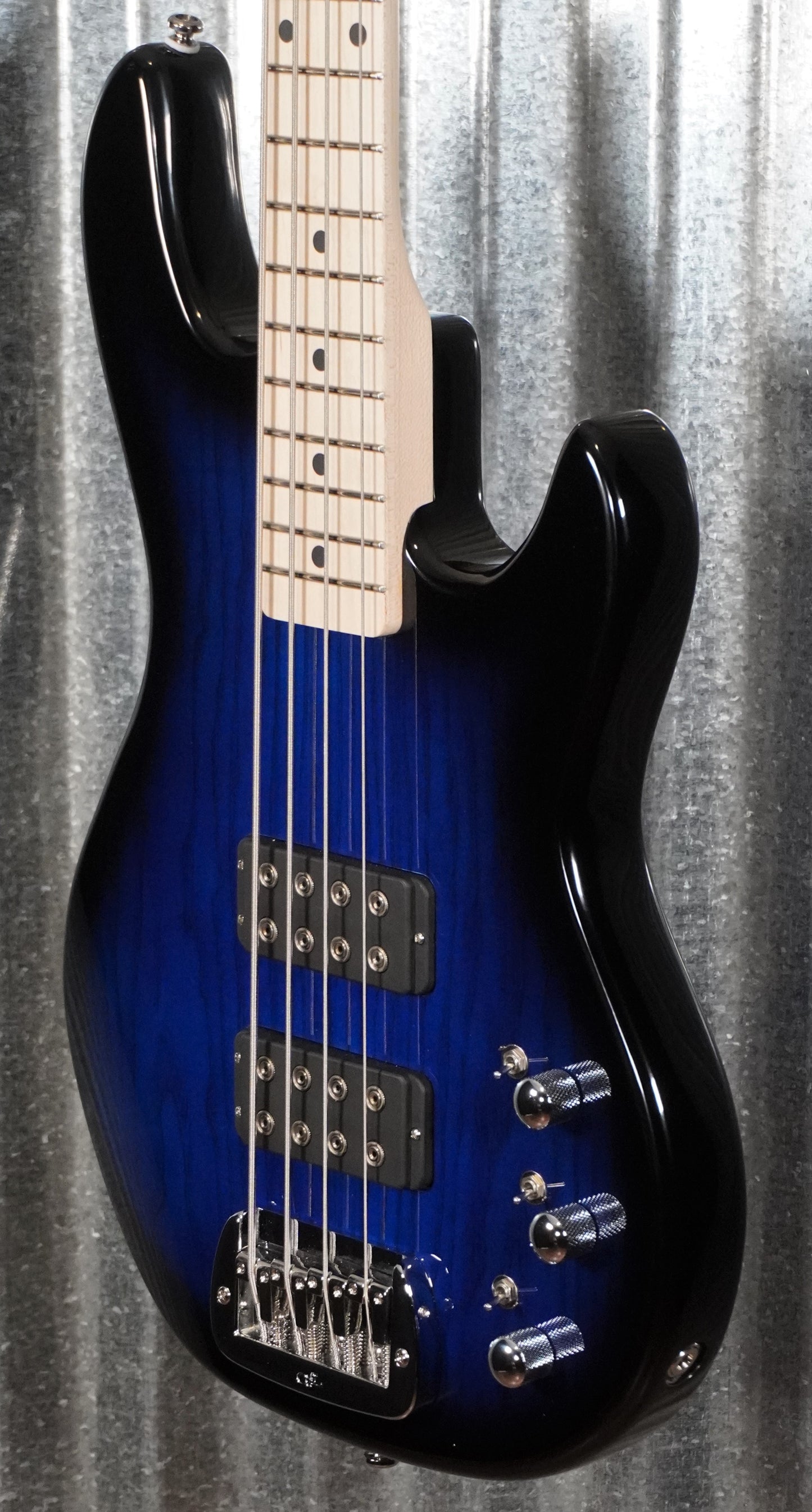 G&L Tribute L-2000 Ash Poplar Blueburst 4 String Bass Blem #5461