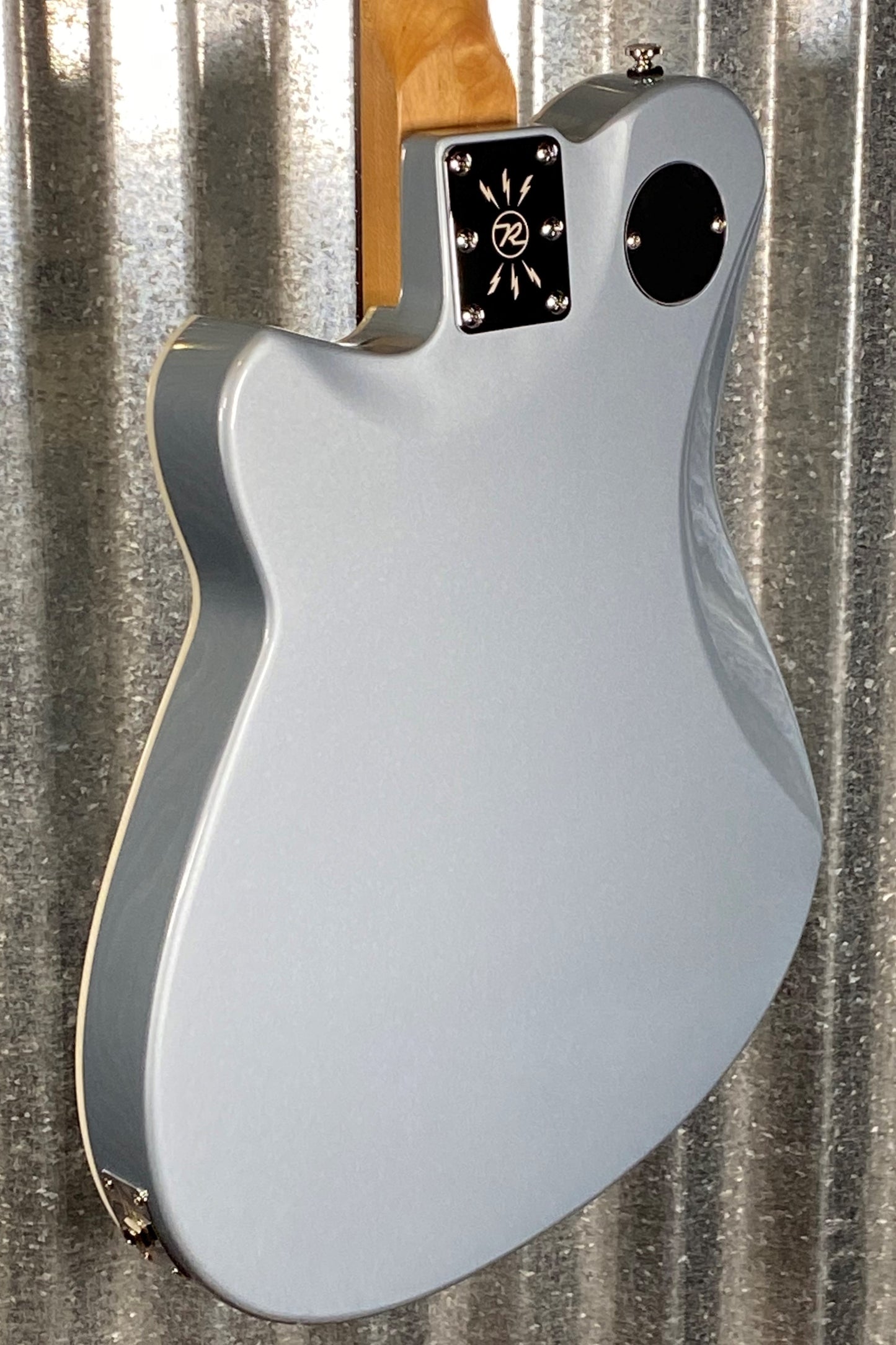 Reverend Double Agent OG Metallic Silver Freeze Guitar #1645 B Stock