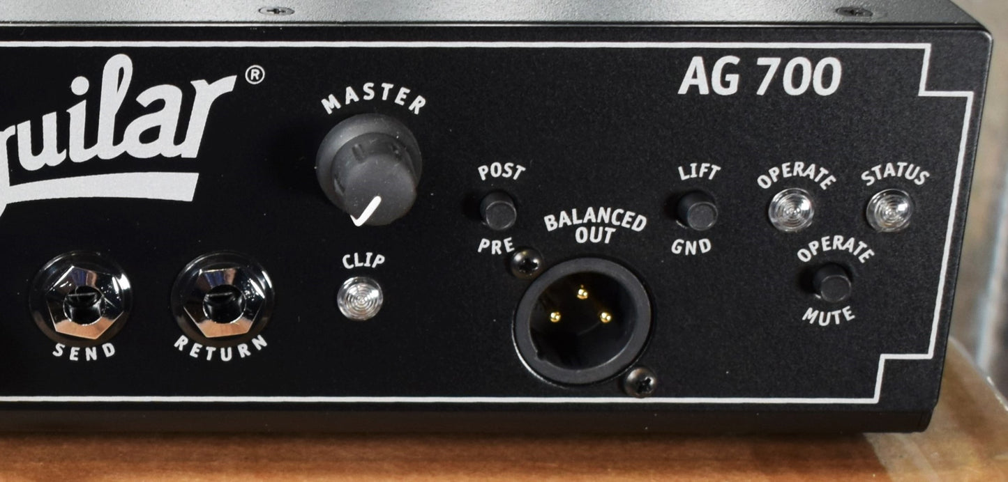 Aguilar AG 700 Super Light 700 Watt Bass Amplifier Head