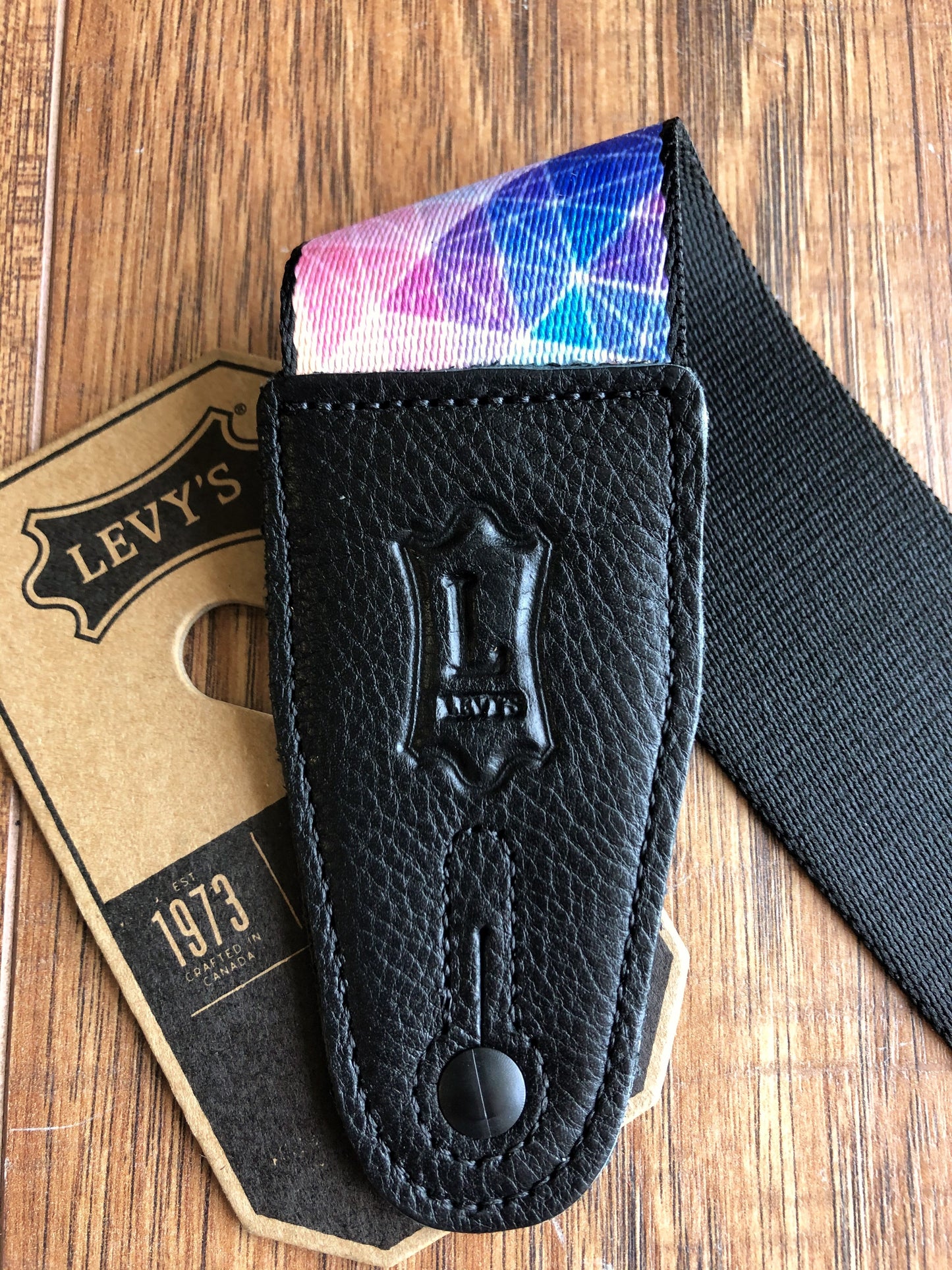 Levy's MDL8-012 2" Adjustable Print Poly Guitar & Bass Strap Pattern Multi Color