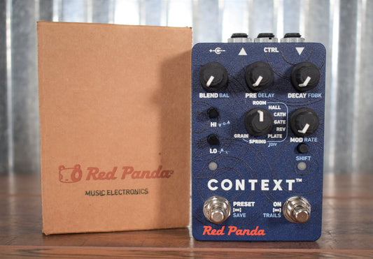 Red Panda Context 2 Reverb Guitar Effect Pedal