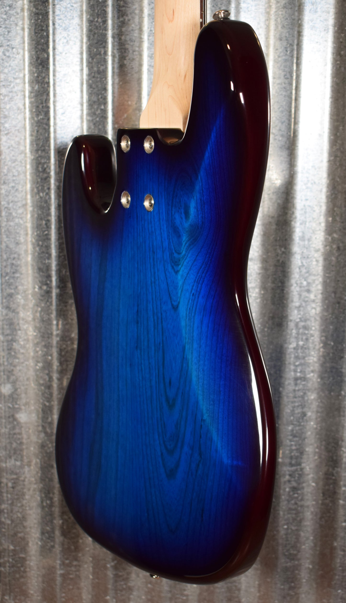 G&L USA JB-5 Blueburst 5 String Jazz Bass Rosewood Satin Neck & Case #6030