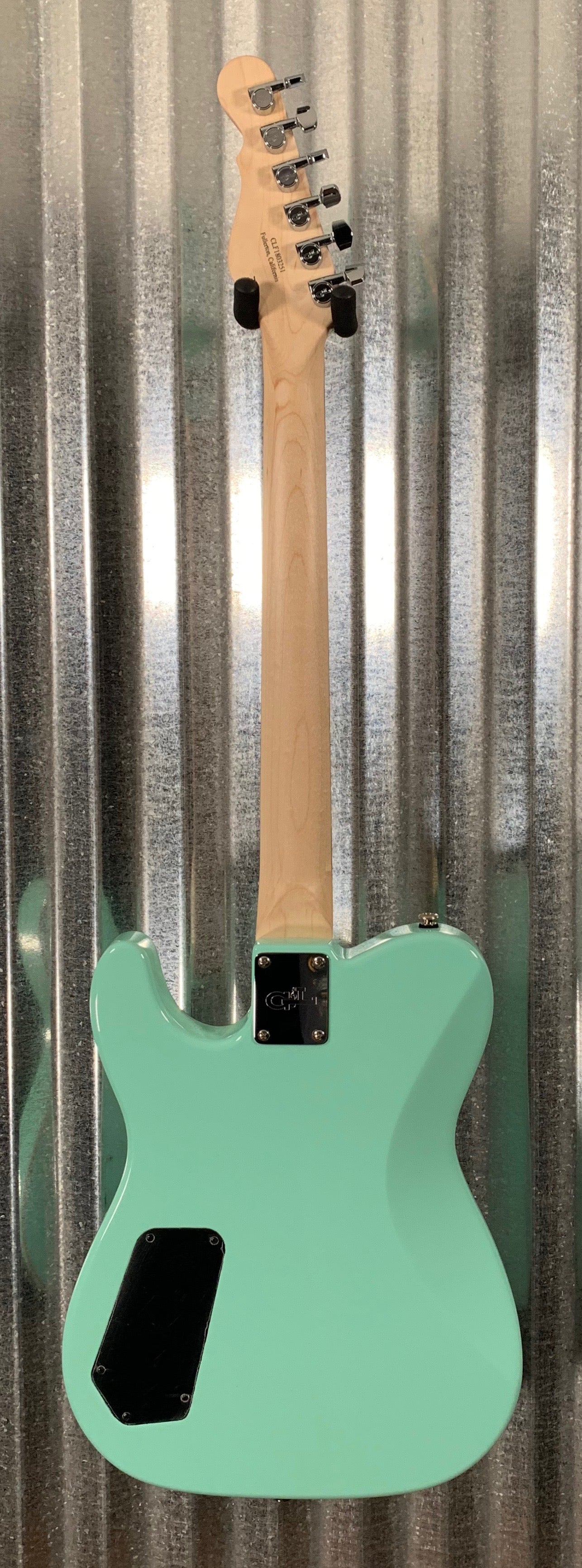 G&L Guitars USA Fullerton Custom ASAT Deluxe HH RMC Surf Green Guitar & Case #3251