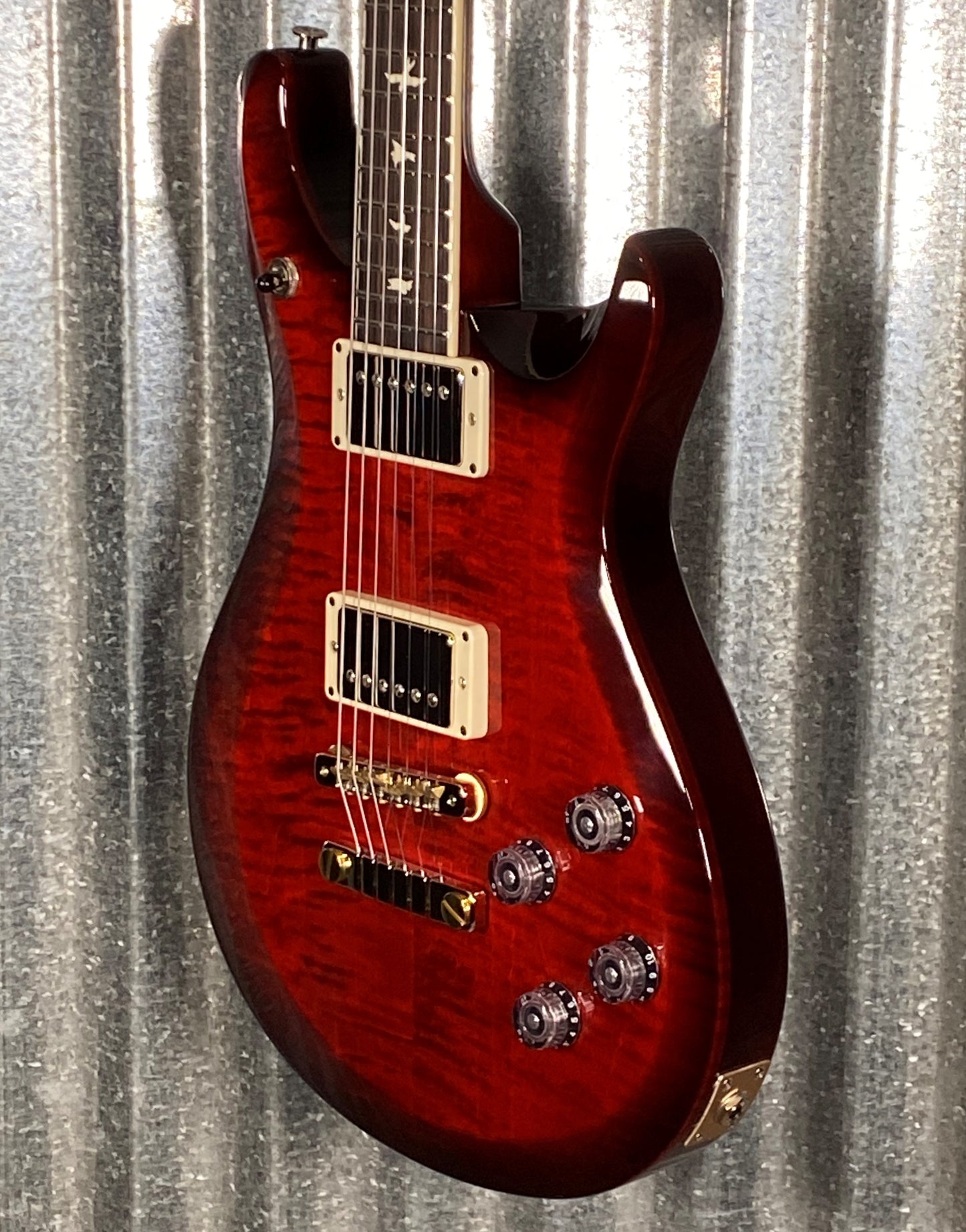PRS Paul Reed Smith S2 594 McCarty Fire Red Burst Guitar & Bag #4766