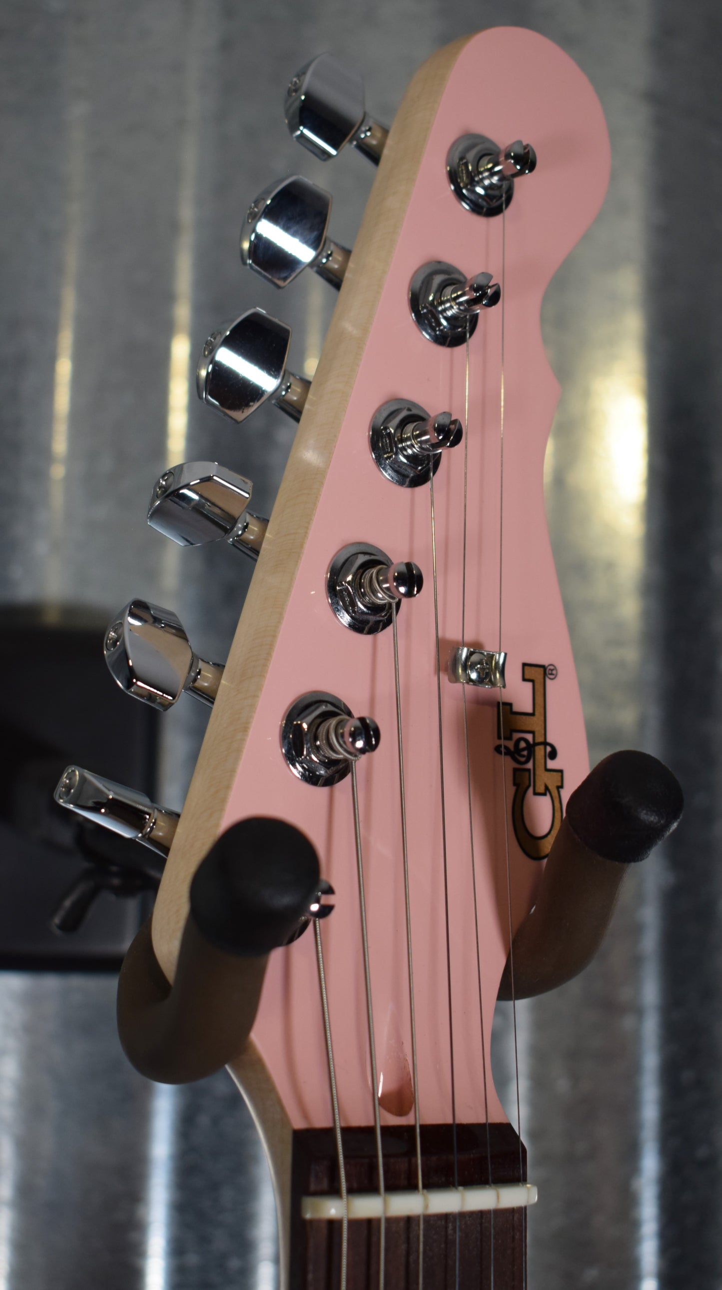 G&L USA Legacy Shell Pink Rosewood Satin Neck Guitar & Case #5350