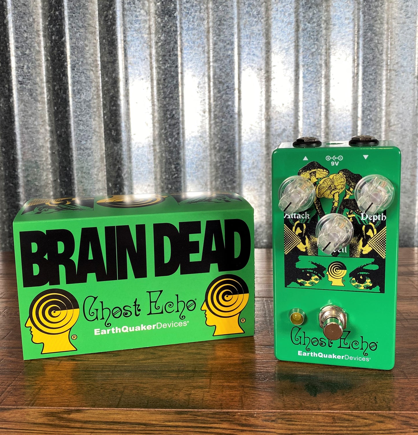 Earthquaker Devices EQD Ghost Echo Brain Dead Limited Edition Reverb Guitar Effect Pedal