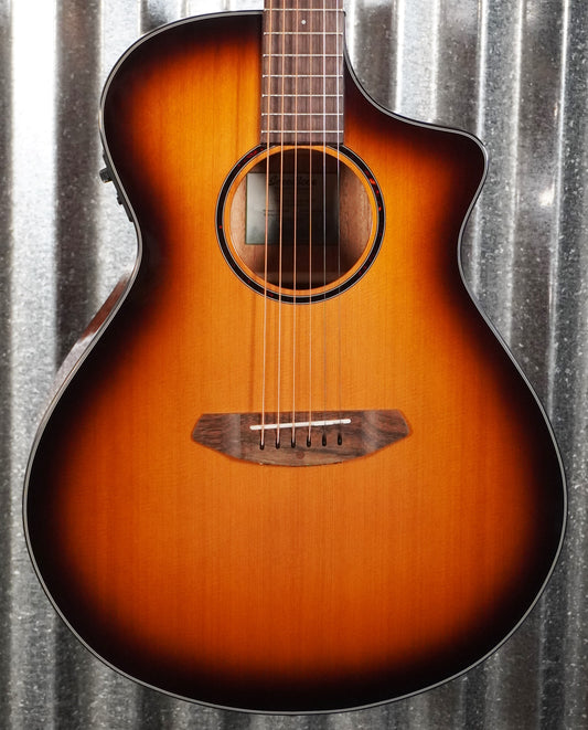 Breedlove Discovery S Concert Edgeburst CE Red Cedar Acoustic Electric Guitar #6081