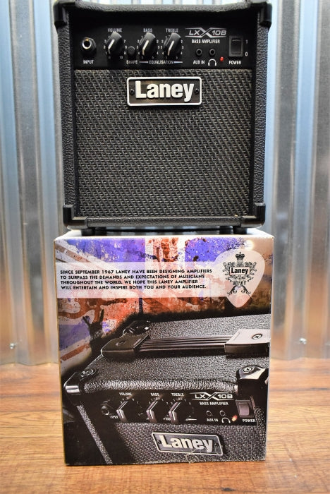 Laney LX10B 1 Channel 10 Watt 1x5" Bass Guitar Combo Amplifier