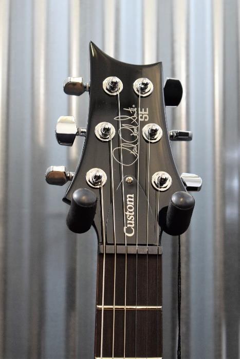 PRS Paul Reed Smith SE Custom 22 Semi-Hollow Flame Grey Black & Gig Bag #3730