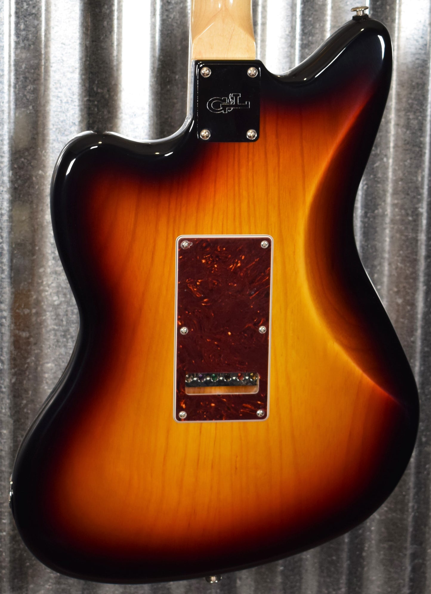 G&L USA Fullerton Deluxe Doheny 3 Tone Sunburst Guitar & Case #7008