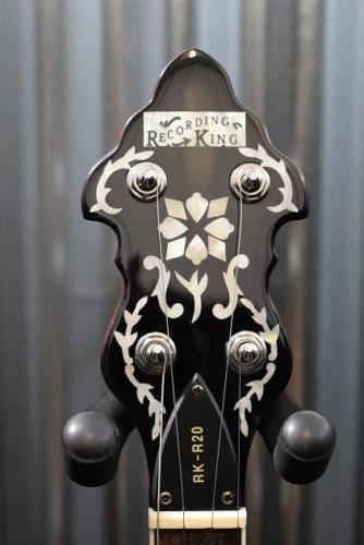 Recording King RK-R20 Songster Resonator 5 String Banjo & Hard Case #1